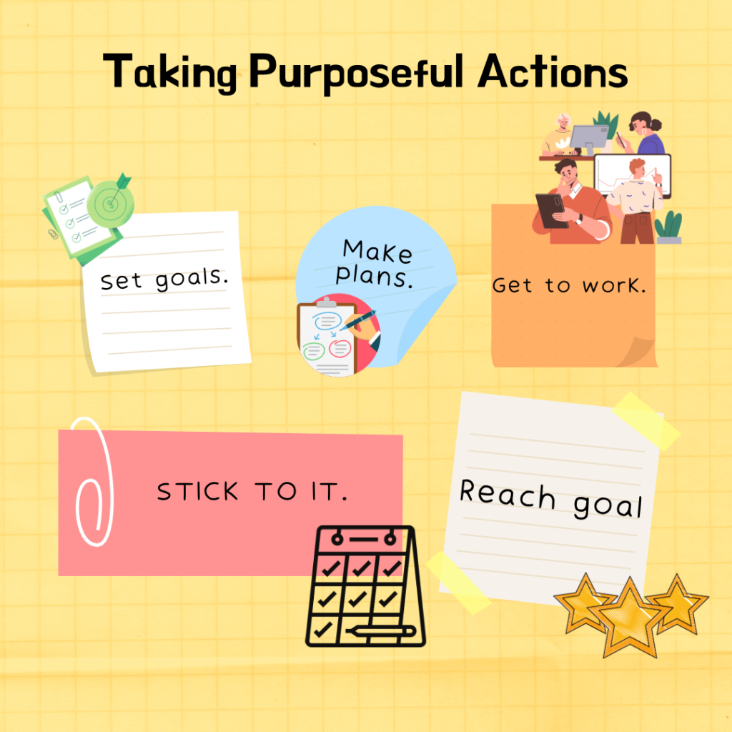 Taking Purposeful Actions to Achieve Your Goals