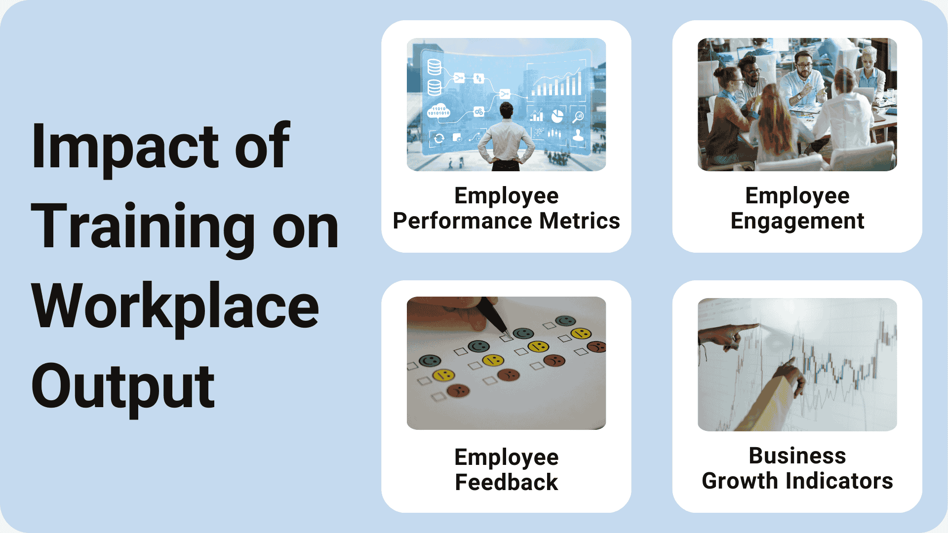 Training increases workplace output and performance