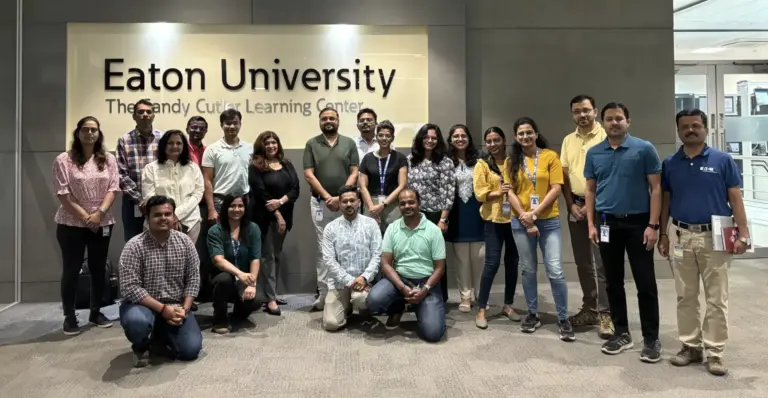 A corporate training group at Eaton University