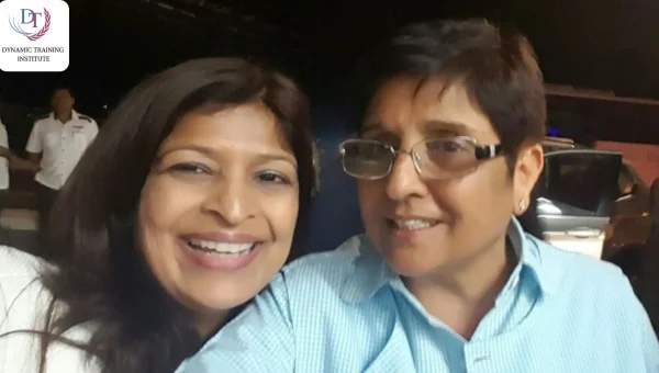 Two smiling women taking a selfie together